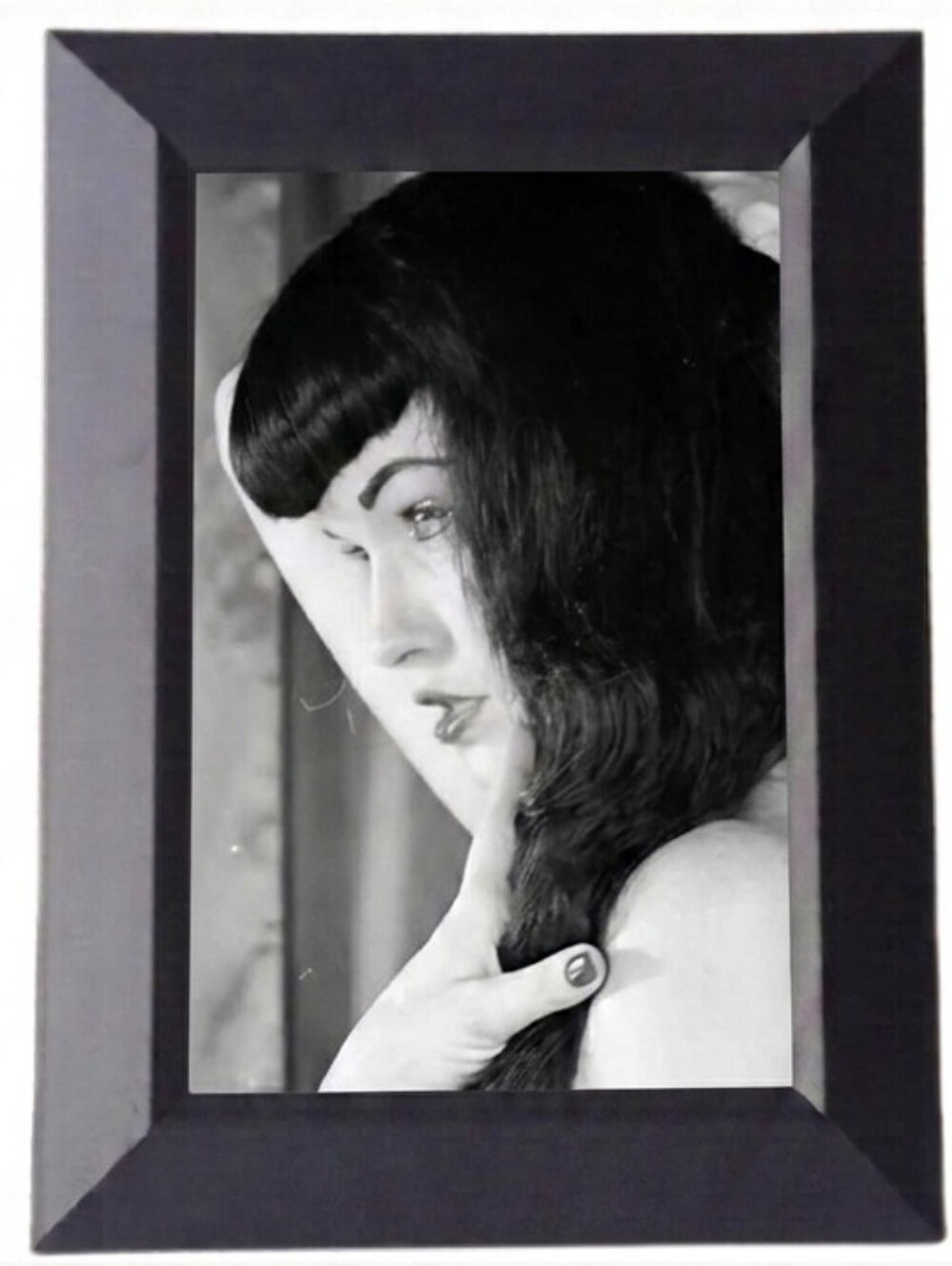 Bettie Page Art Pin Up Photo Rockabilly Punk Beauty Classic Icon Hollywood